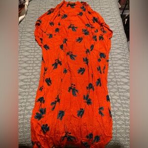 Bel Kazan Red Print Kimono